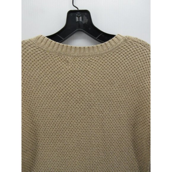 Rachel Zoe Sweater Small Tunic Pullover Shoulder Buttons Thermal - Picture 7 of 10